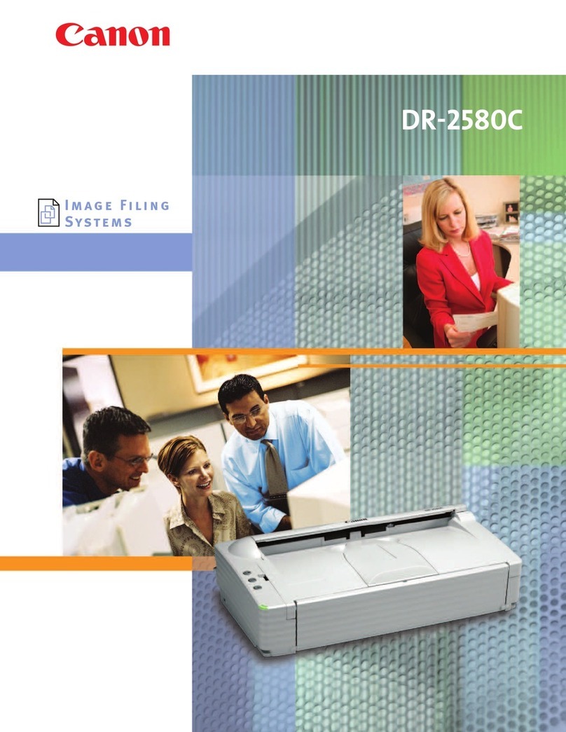 Canon imageFORMULA DR-2580C Brochure & specs