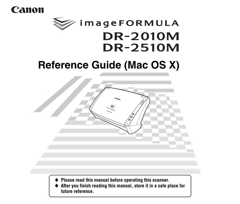 Canon imageFORMULA DR-2010M User manual