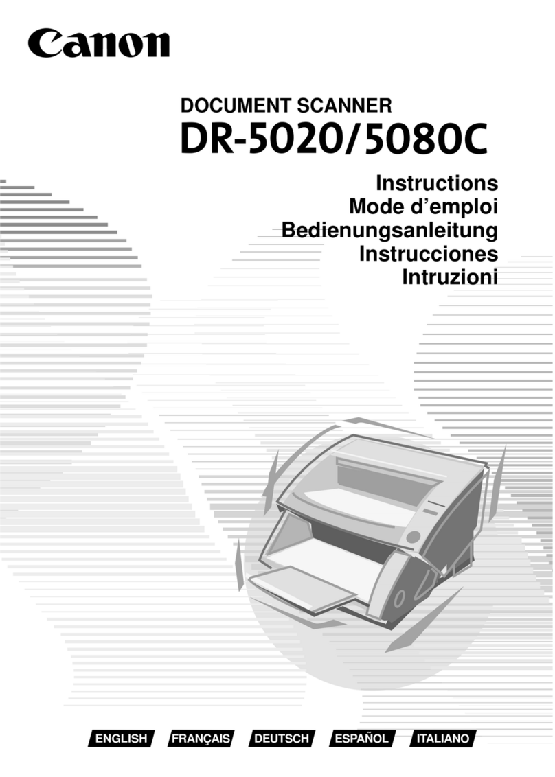 Canon DR-5020 instructions