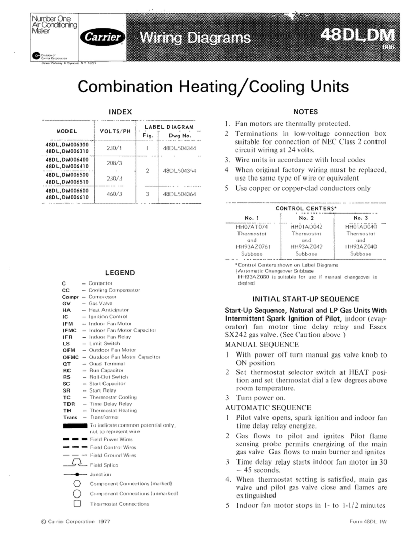 Carrier 48DM Manual