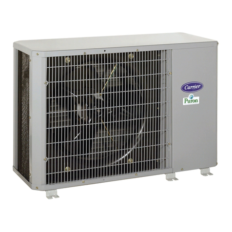 Carrier 38HD Dimensions and installation guide