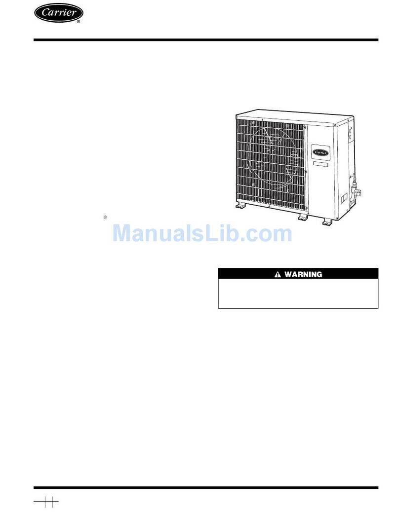 Carrier 38HDL018-060 Dimensions and installation guide