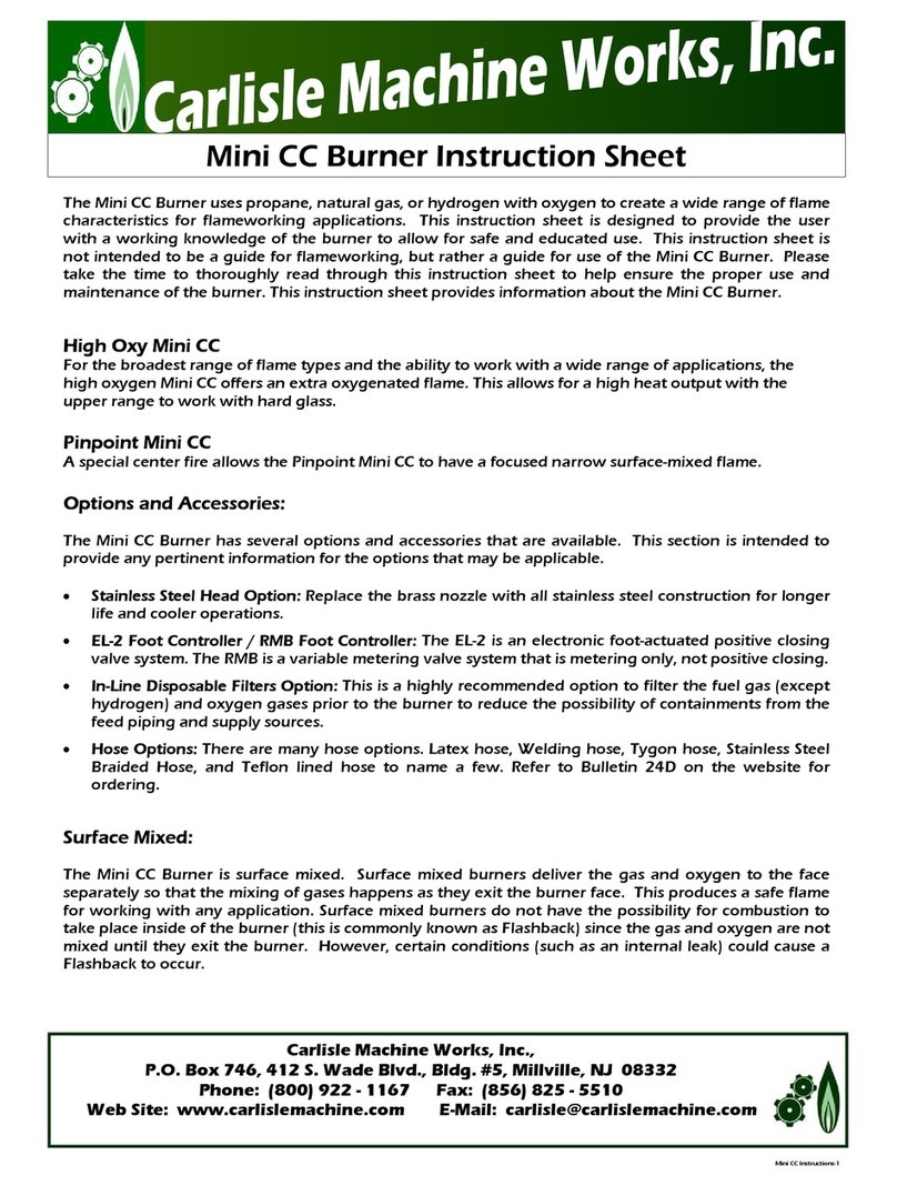 Carlisle Machine Works Welder instruction sheet