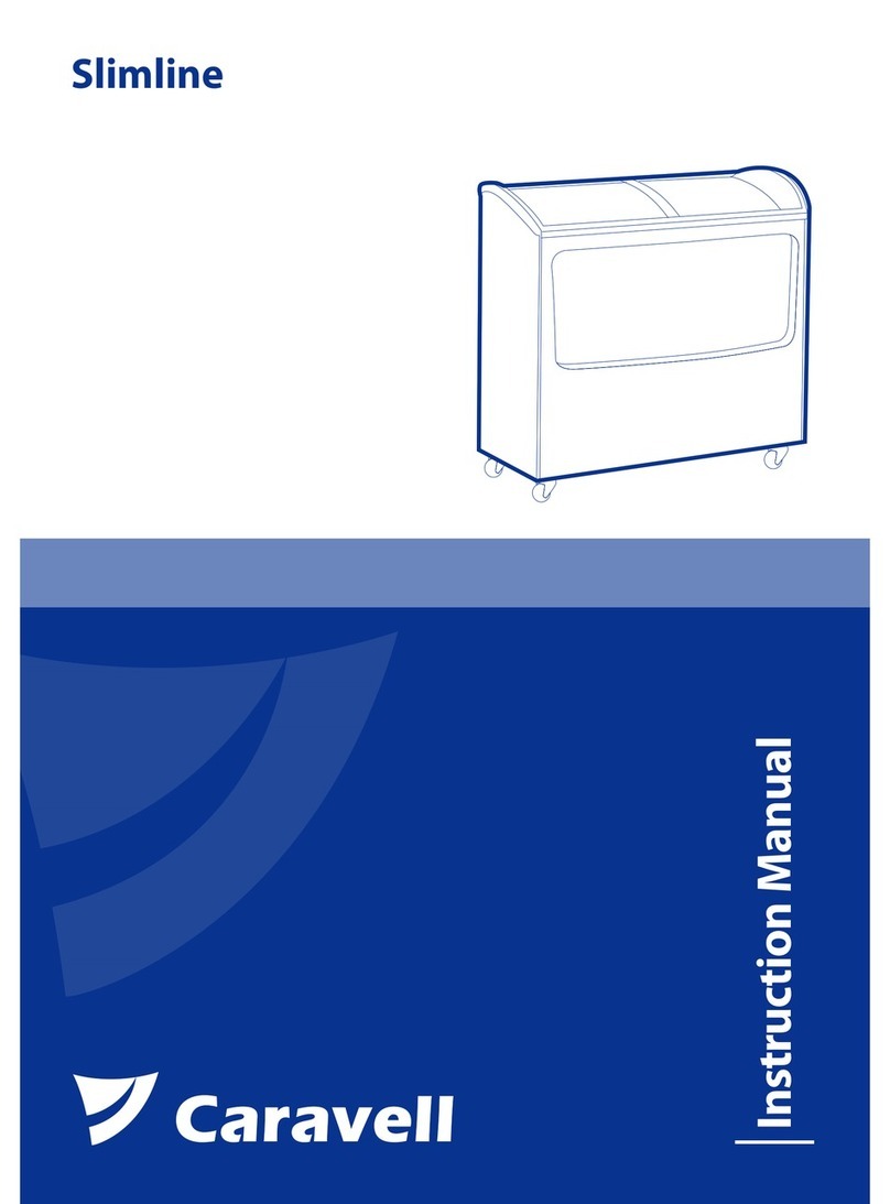 Caravell Slimline SLC 168 instruction manual