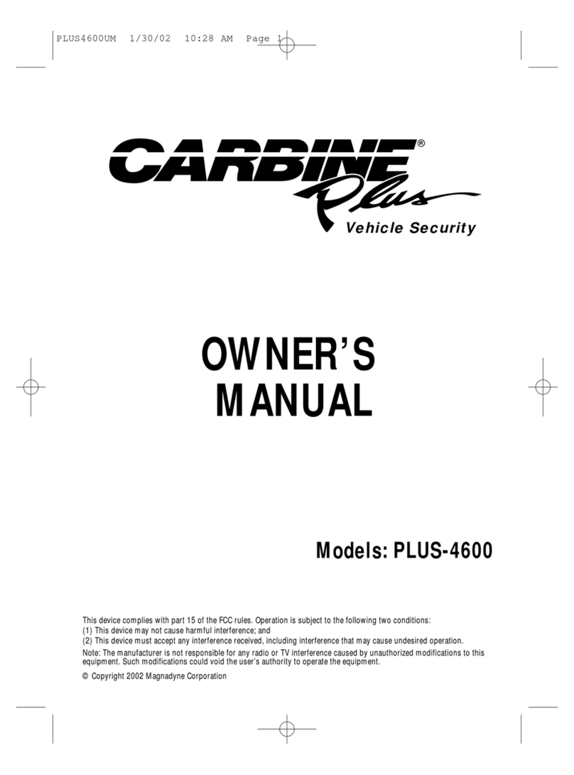 Carbine PLUS PLUS-4600 owner's manual