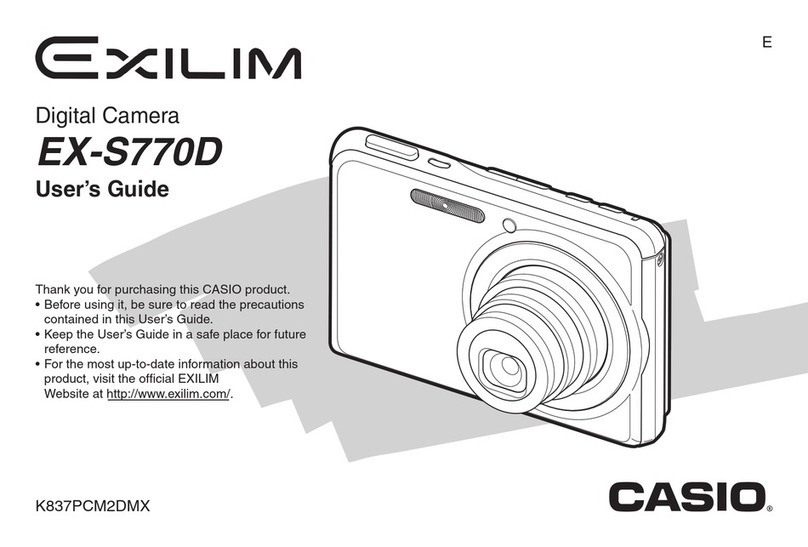 Casio Exilim EX-S770D User manual
