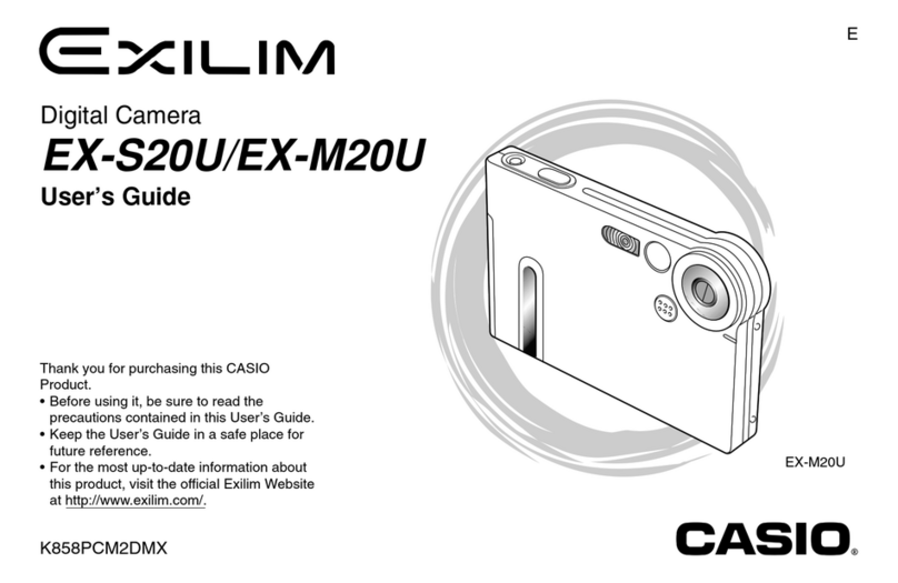 Casio EX-S20U/EX-M20U User manual