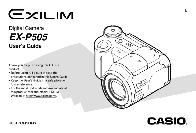 Casio Exilim EX-P505 User manual
