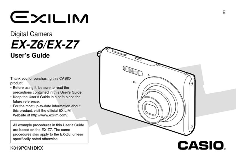 Casio Exilim EX-Z6 User manual