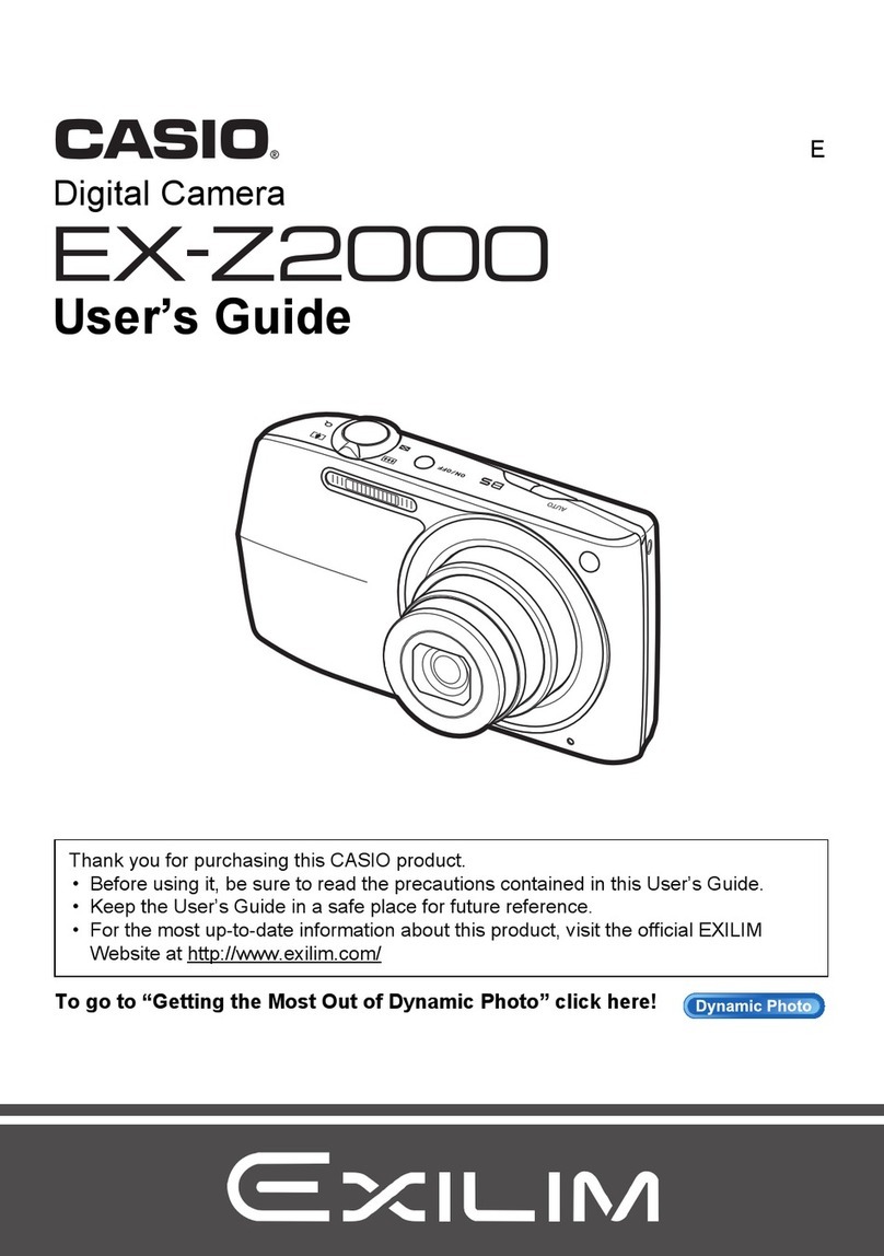 Casio EX-Z2000 - EXILIM Digital Camera User manual