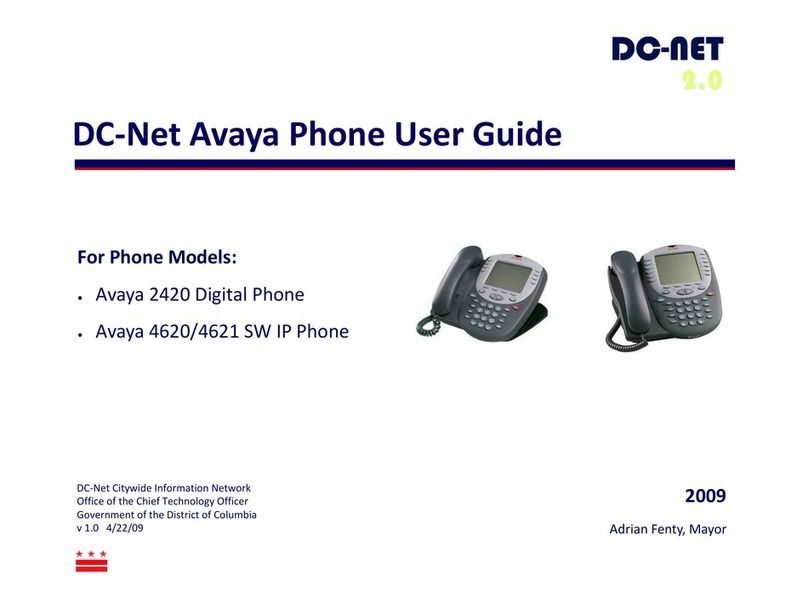 Avaya IP OFFICE 2420 User manual