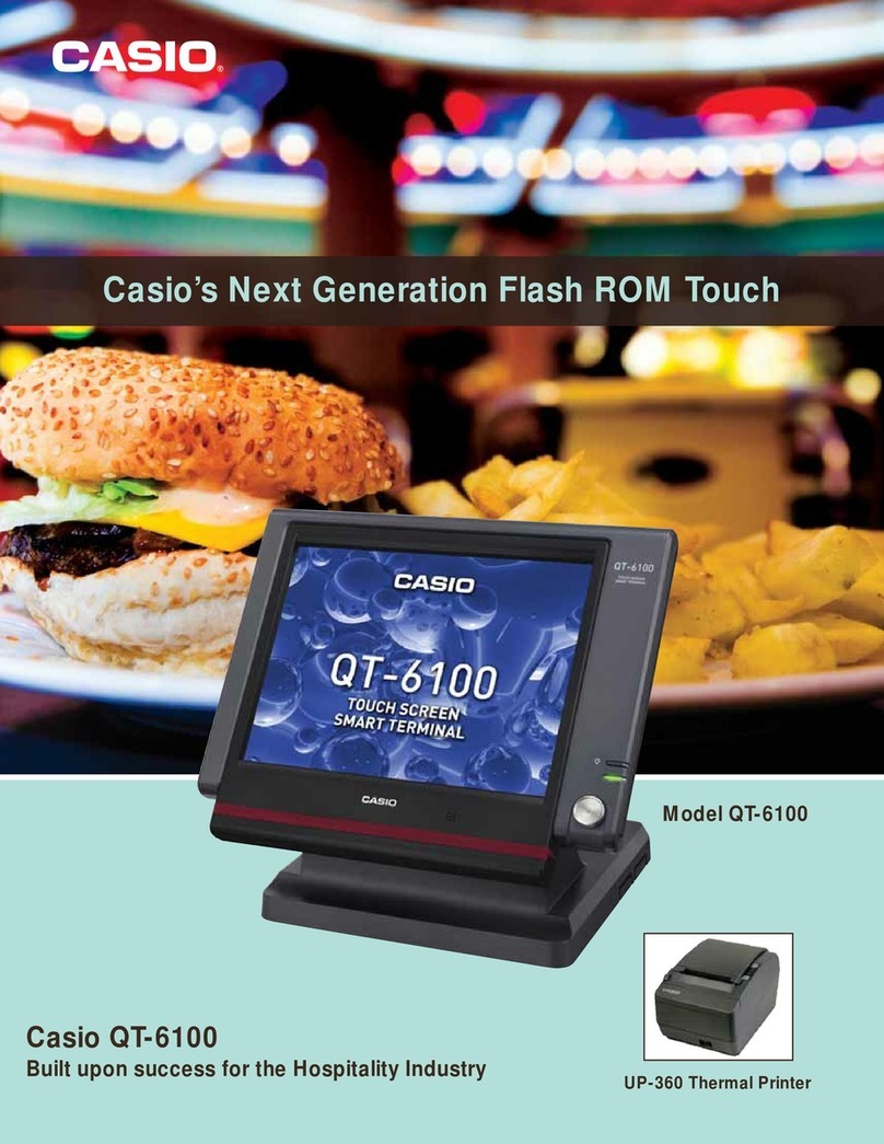 Casio QT-6100 product manual