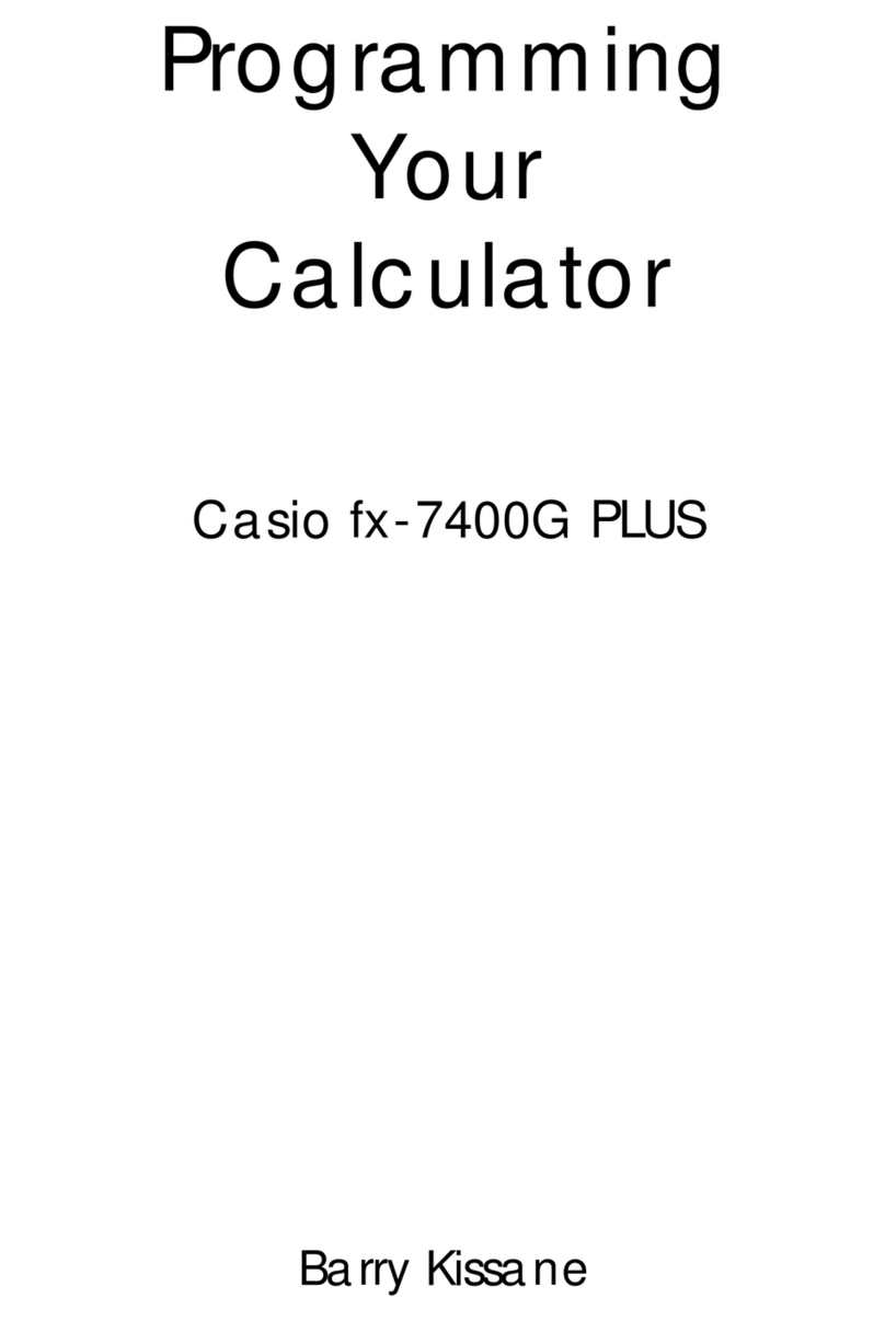 Casio fx-7400G User manual