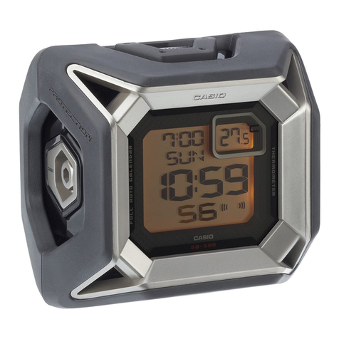 Casio GQ-500 User manual