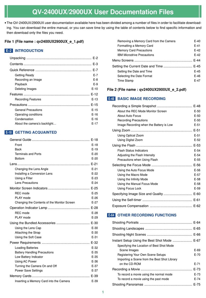 Casio QV-2400UX User manual