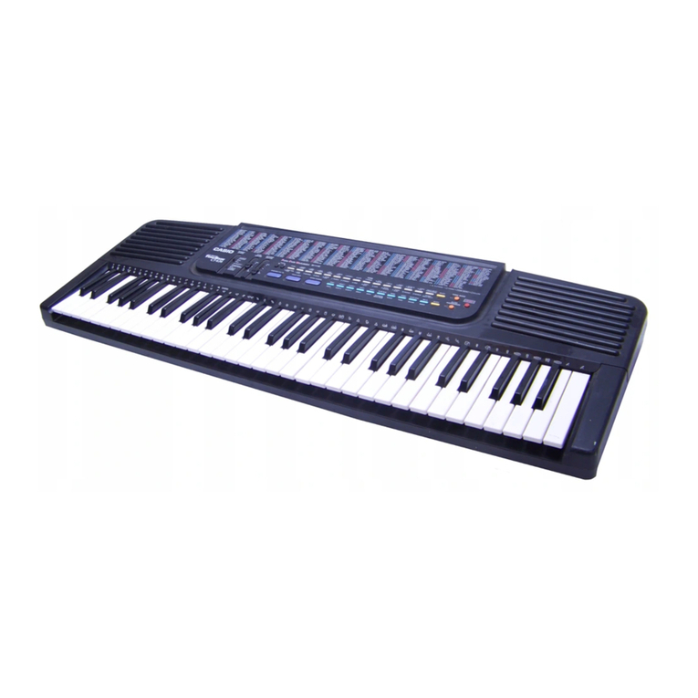 Casio Tone Bank CT-636 Operation manual