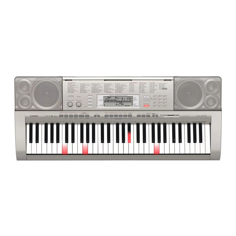 Casio LK-270 User manual Casio LK-270 User manual