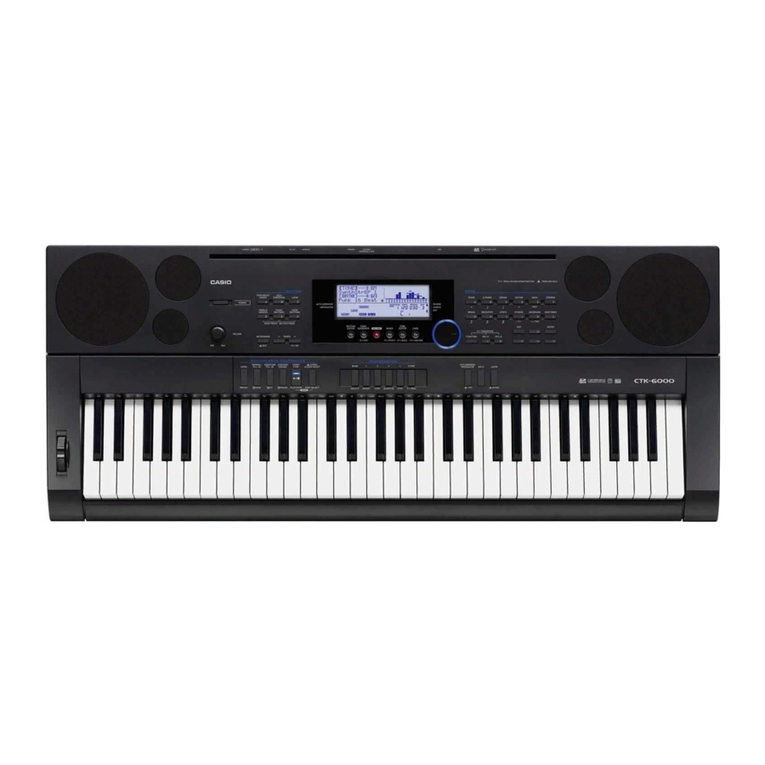 Casio CTK6000 User manual