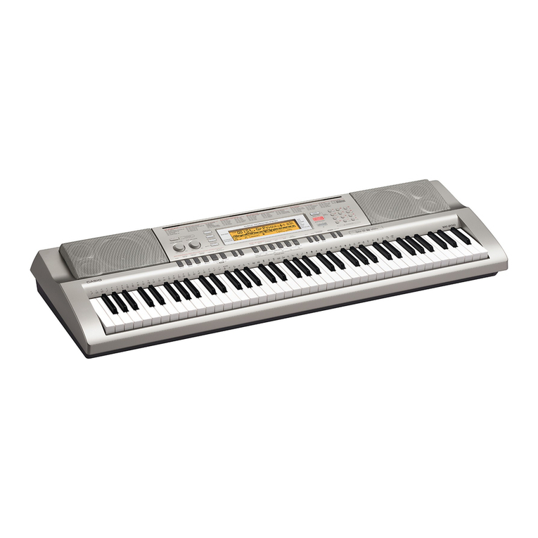 Casio Keyboard WK-500 user guide