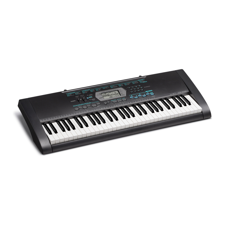 Casio CTK2100ES1A User manual Casio CTK2100ES1A User manual