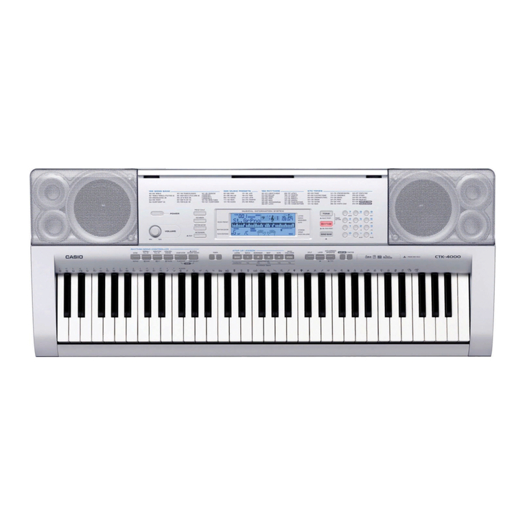 Casio CTK-4000 User manual