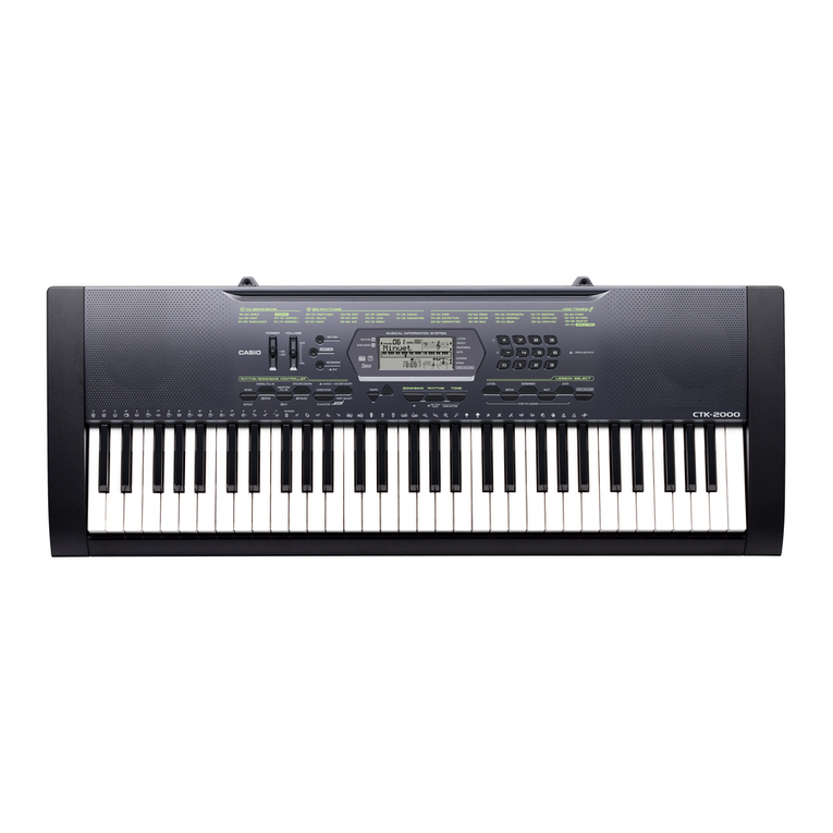 Casio CTK-2000 User manual