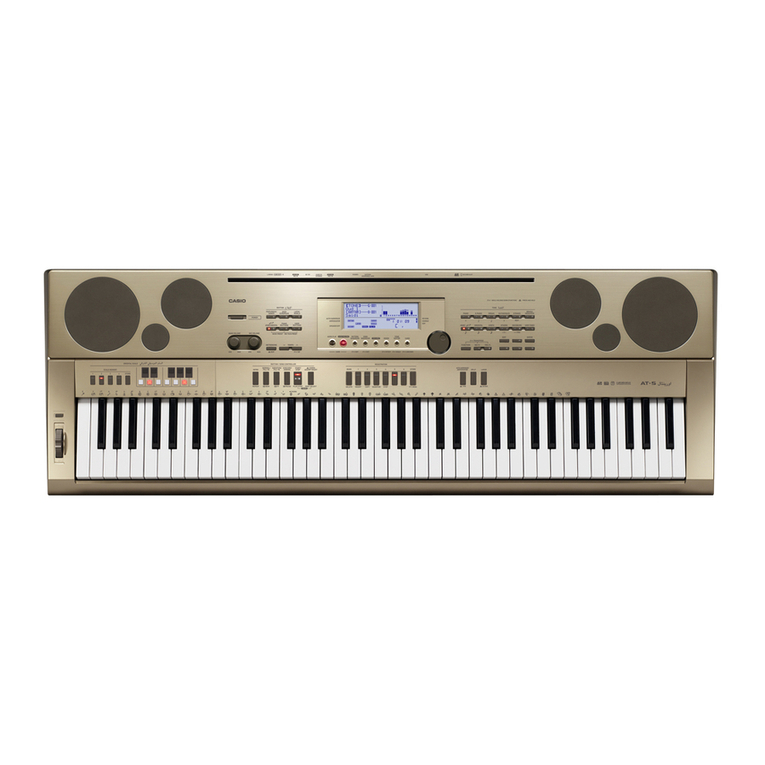 Casio AT-5 User manual