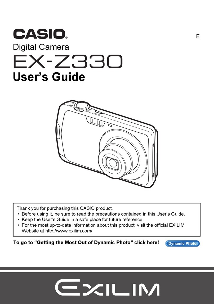 Casio EX-Z330 - EXILIM Digital Camera User manual