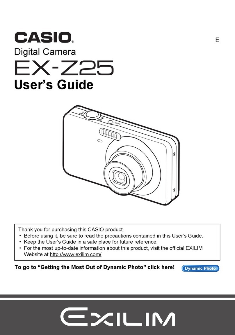 Casio EX-Z25 - EXILIM Digital Camera User manual Casio EX-Z25 - EXILIM Digital Camera User manual