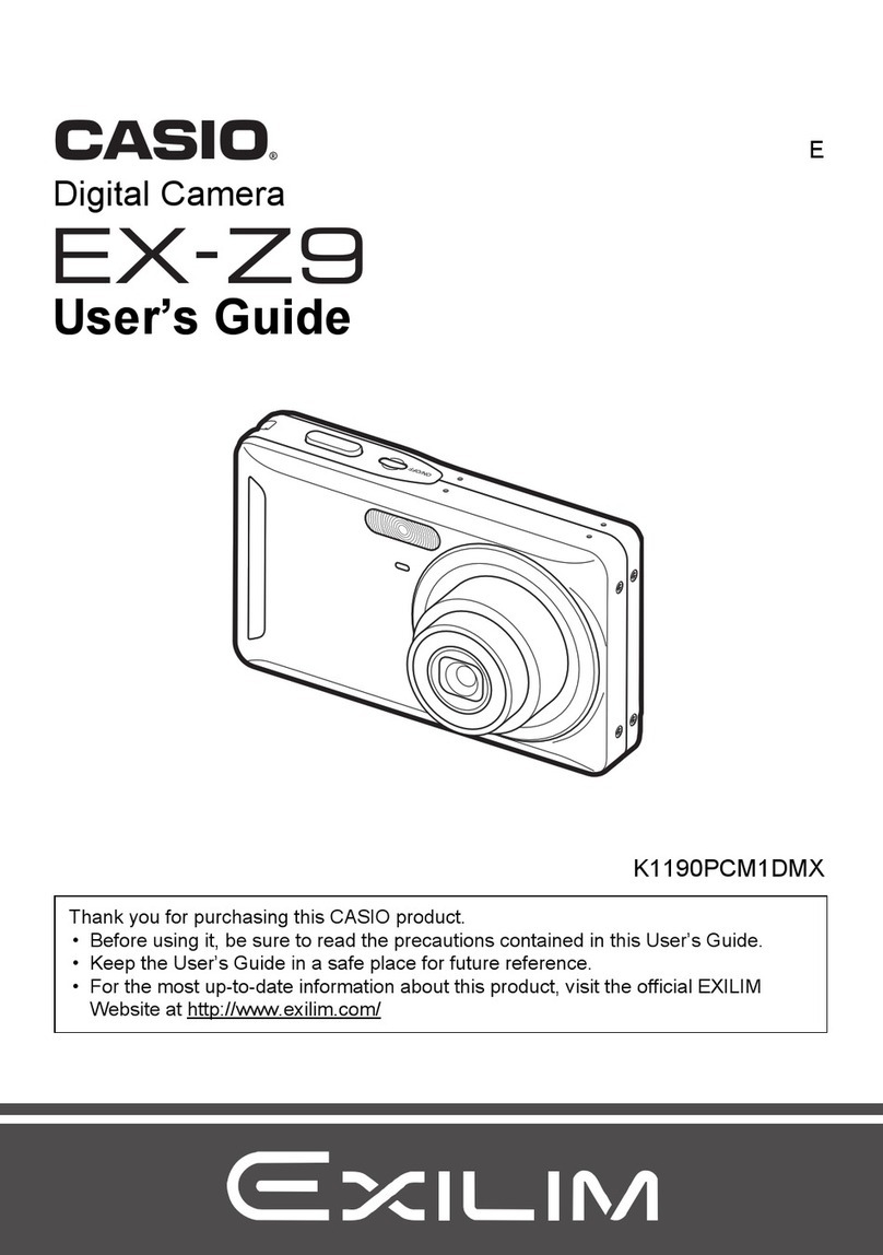 Casio EXILIM K1190PCM1DMX User manual