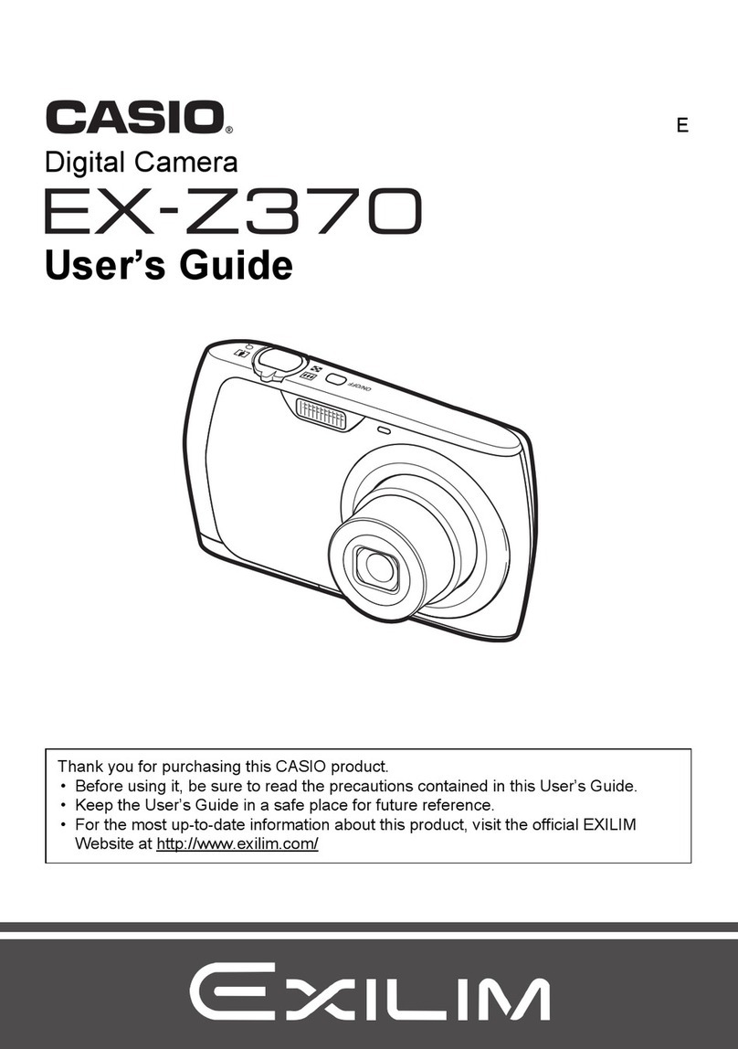 Casio EXILIM EX-Z370 User manual