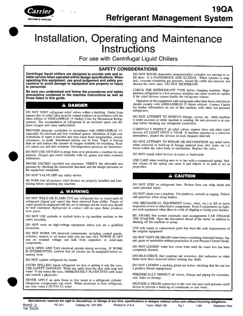 Carrier 19QA Assembly instructions
