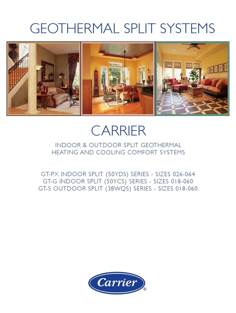 Carrier GT-G User manual Carrier GT-G User manual