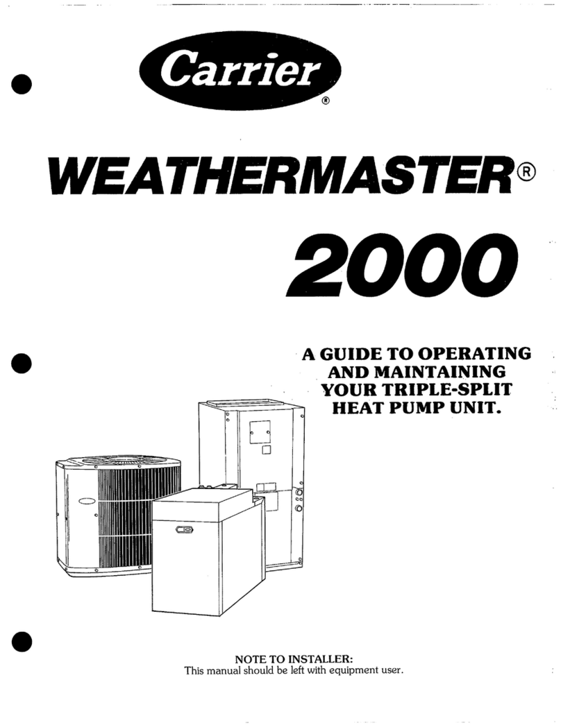 Carrier WEATHERMASTER 2000 operating guide Carrier WEATHERMASTER 2000 operating guide