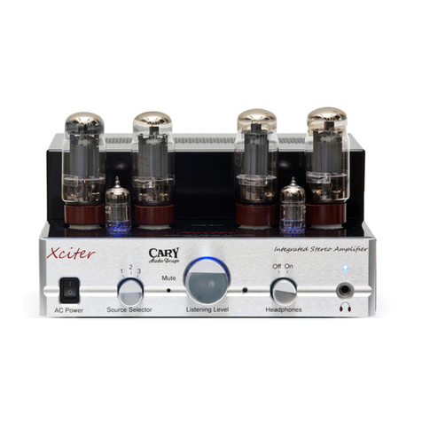 Cary Audio Design Xciter User manual