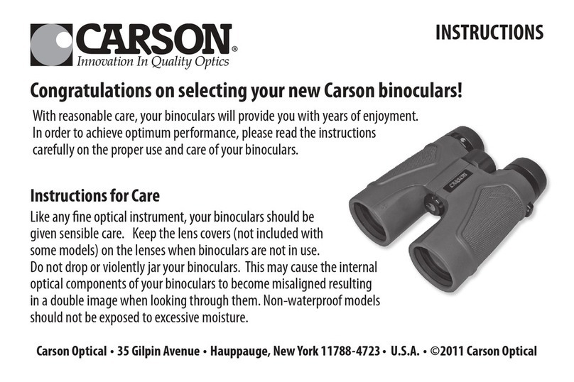 Carson Binoculars User manual Carson Binoculars User manual