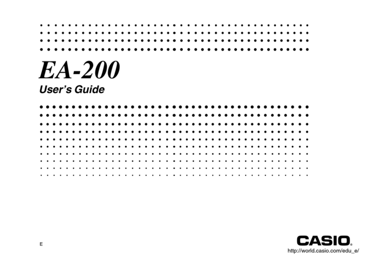Casio E-Con EA-200 User manual