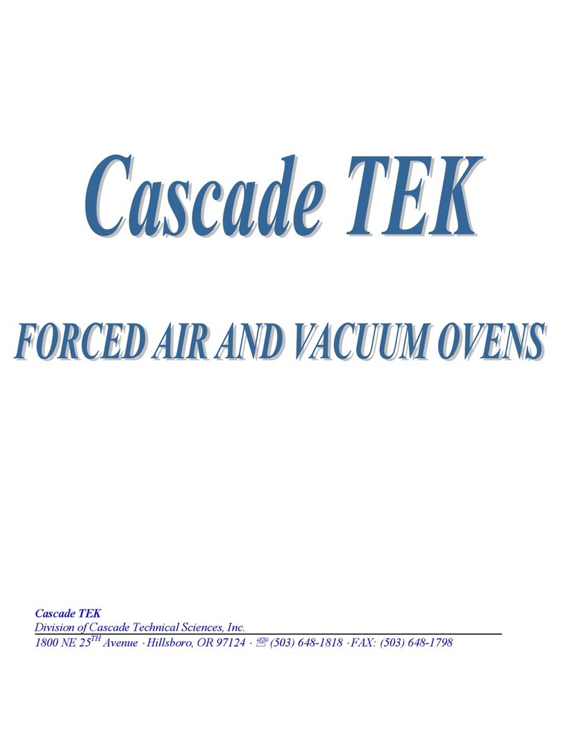 Cascade TEK Tek TFO-1 User manual