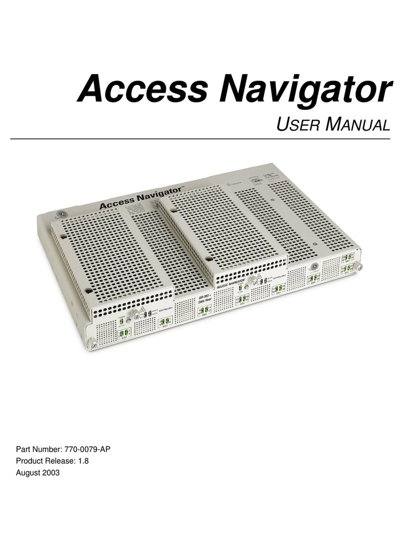 Carrier Access Access Navigator User manual