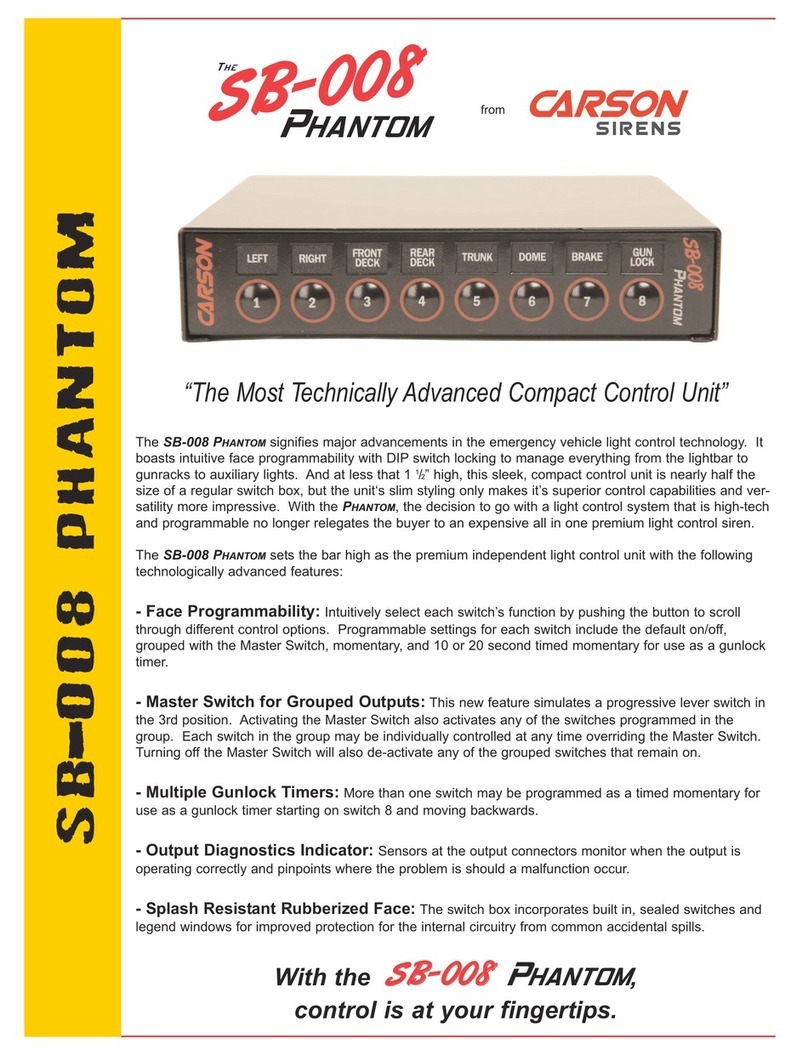 Carson PHANTOM SB-008 Specification sheet Carson PHANTOM SB-008 Specification sheet