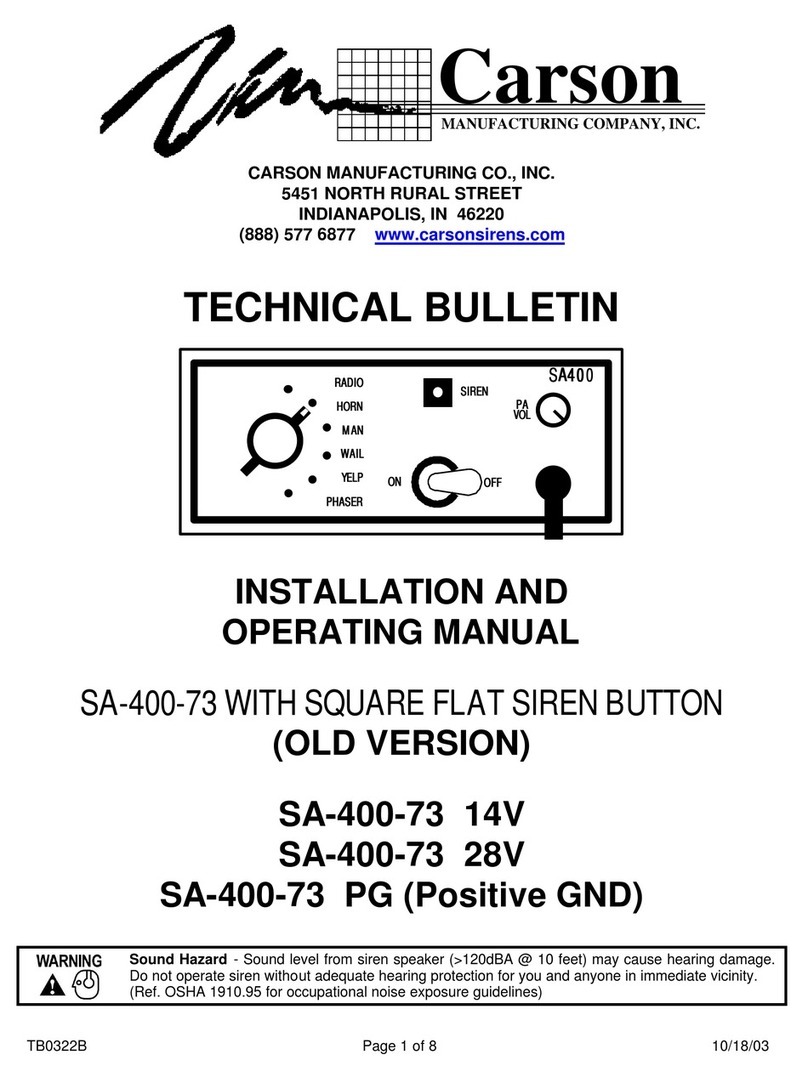Carson SA-400-73 User manual