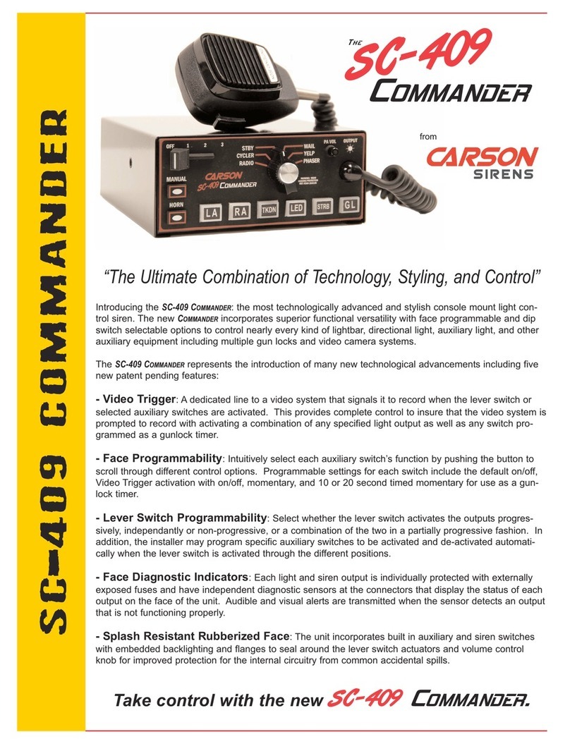 Carson Commander SC-409 Specifications