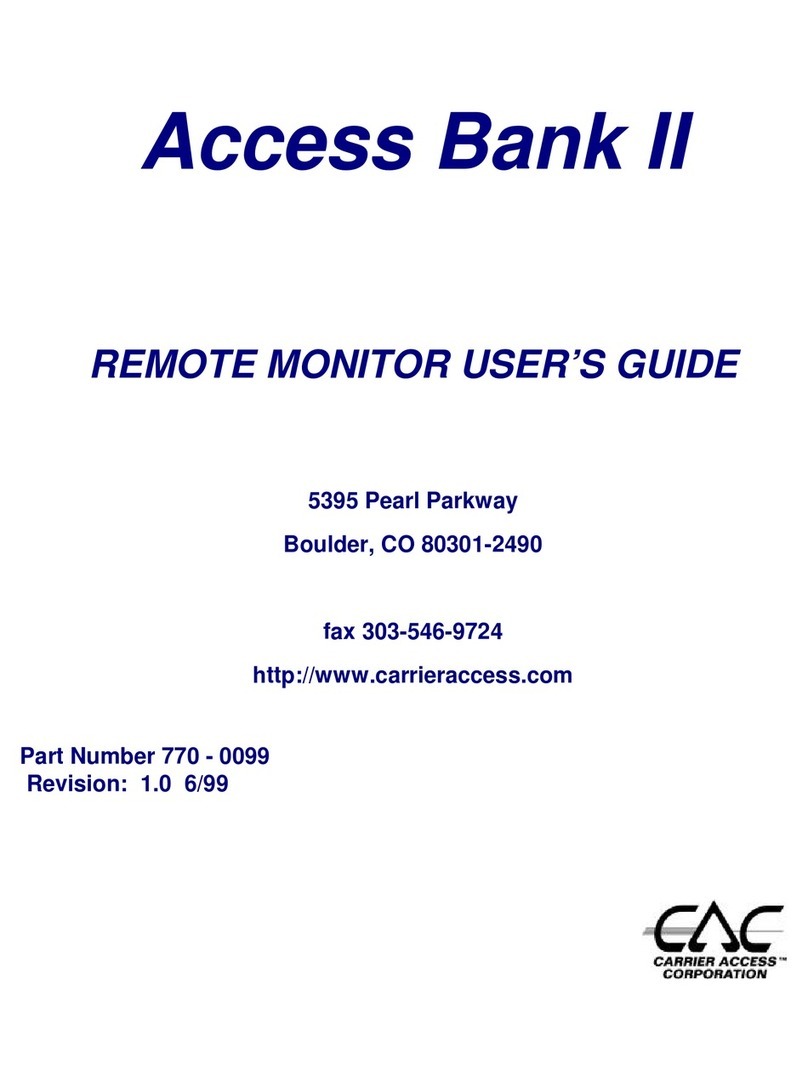 Carrier Access AB II user guide