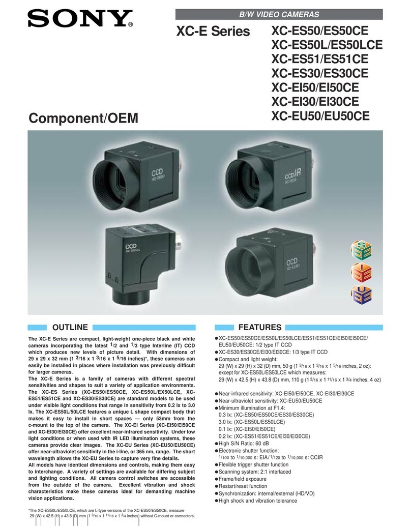 Sony XC-ES50 User manual