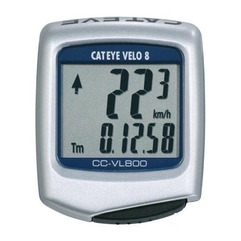Cateye VELVO 5 quick guide