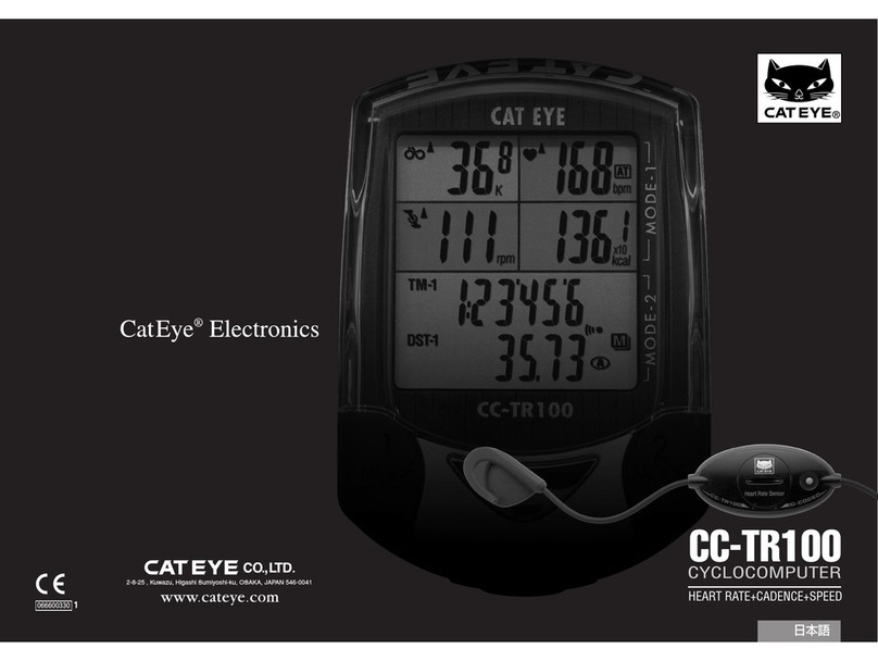 Cateye CC-TR100 manual