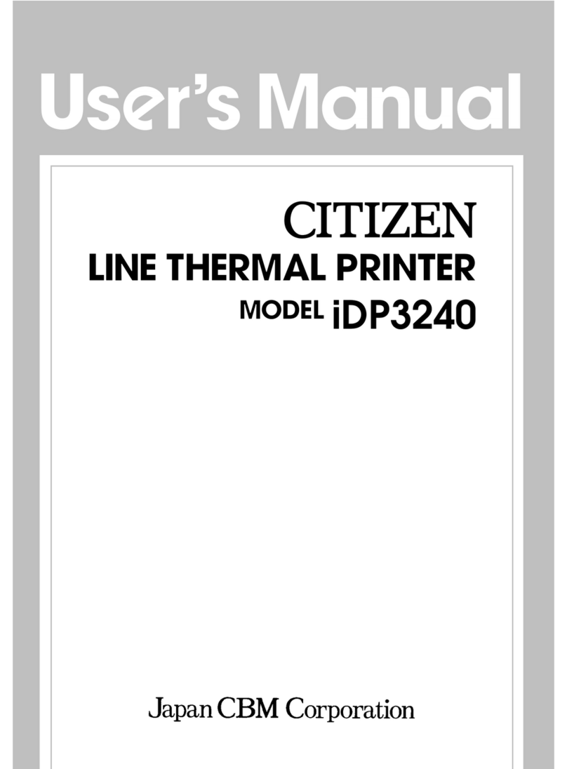 Citizen iDP3240 User manual