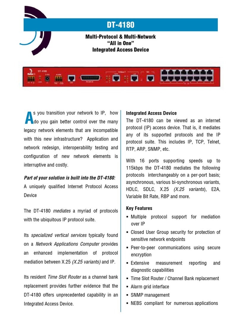 Datatek DT-4180 User manual