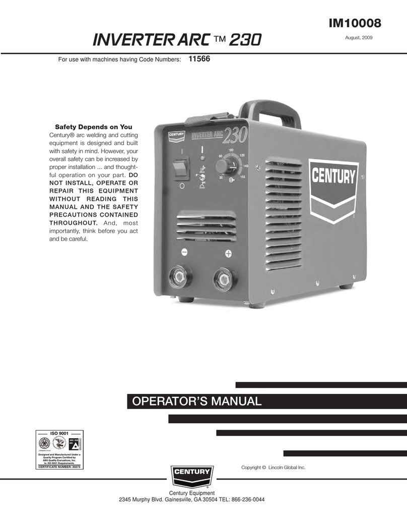 Century INVERTER ARC IM10008 User manual
