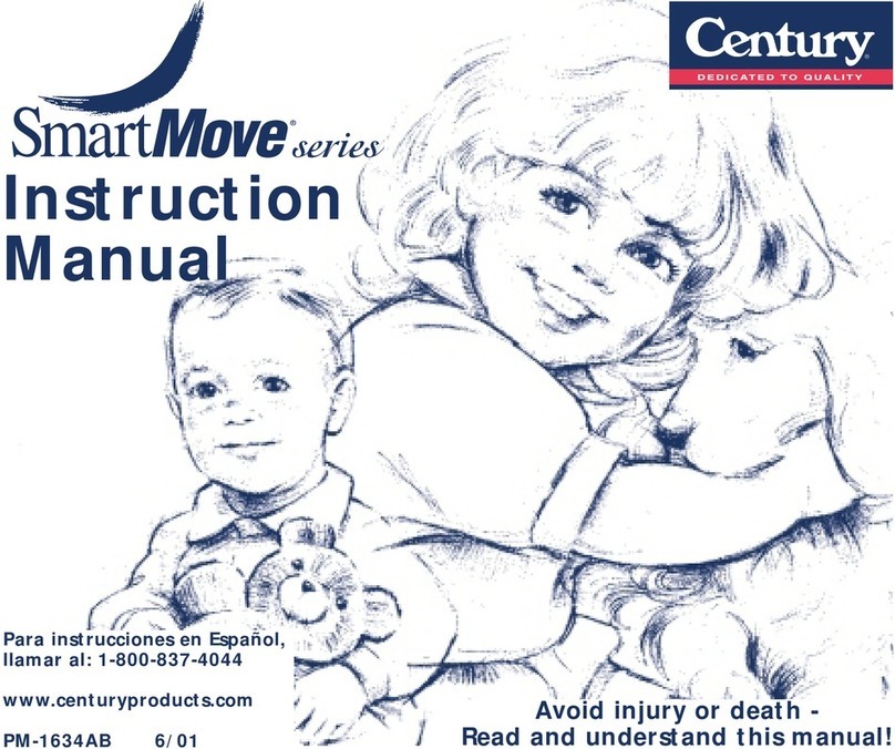 Century SMART MOVE PM-1634AB 6/01 instruction manual